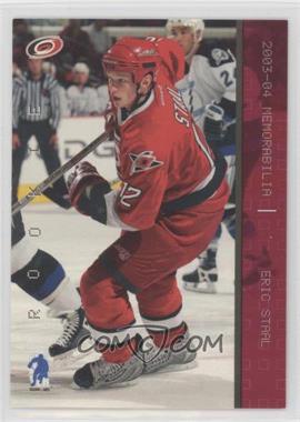 2003-04 In the Game Be A Player Memorabilia - [Base] - Ruby #176 - Eric Staal /200