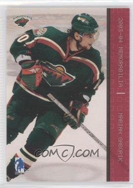 2003-04 In the Game Be A Player Memorabilia - [Base] - Ruby #46 - Marian Gaborik /200