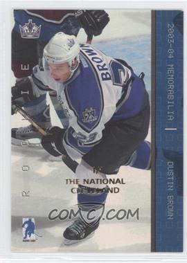 2003-04 In the Game Be A Player Memorabilia - [Base] - Sapphire The National Cleveland #178 - Dustin Brown /1