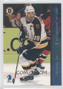 2003-04 In the Game Be A Player Memorabilia - [Base] - Sapphire #42 - Joe Thornton /100