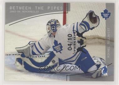 2003-04 In the Game Be A Player Memorabilia - [Base] - Spring Expo #146 - Mikael Tellqvist /10