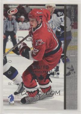 2003-04 In the Game Be A Player Memorabilia - [Base] - Spring Expo #176 - Eric Staal /10