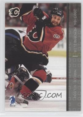 2003-04 In the Game Be A Player Memorabilia - [Base] #212 - Marcus Nilson