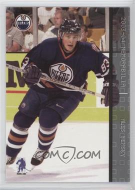 2003-04 In the Game Be A Player Memorabilia - [Base] #3 - Ales Hemsky