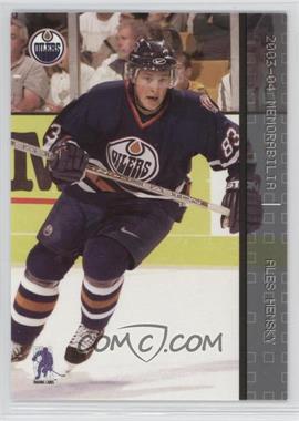 2003-04 In the Game Be A Player Memorabilia - [Base] #3 - Ales Hemsky