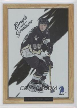 2003-04 In the Game Be A Player Memorabilia - Brush with Greatness #1 - Mario Lemieux