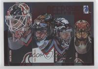 Martin Biron, Mika Noronen, Ryan Miller, Tom Askey