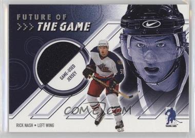 2003-04 In the Game Be A Player Memorabilia - Future of the Game #FG-3 - Rick Nash /30