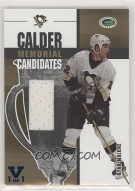 2003-04 In the Game Parkhurst Rookie - Calder Memorial Candidates - Gold ITG Vault Sapphire #CMC-5 - Ryan Malone /1