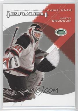 2003-04 In the Game Parkhurst Rookie - Game-Used Jersey #GUJ-17 - Martin Brodeur /70