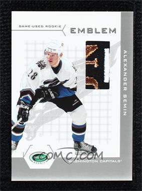 2003-04 In the Game Parkhurst Rookie - Game-Used Rookie Emblem #RE-41 - Alexander Semin /19