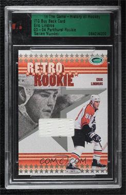 2003-04 In the Game Parkhurst Rookie - Retro Rookie - Silver #RR-19 - Eric Lindros [Uncirculated]