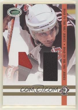 2003-04 In the Game Parkhurst Rookie - Road to the NHL Jersey - Gold #RNJ-11 - Derek Roy