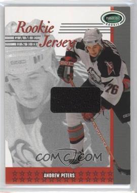 2003-04 In the Game Parkhurst Rookie - Rookie Jersey #RJ-42 - Andrew Peters /90