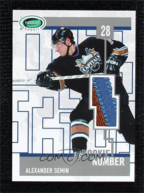 2003-04 In the Game Parkhurst Rookie - Rookie Number #RN-41 - Alexander Semin /19
