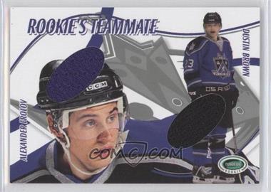 2003-04 In the Game Parkhurst Rookie - Rookie's Teammate #RT-7 - Dustin Brown, Alex Frolov