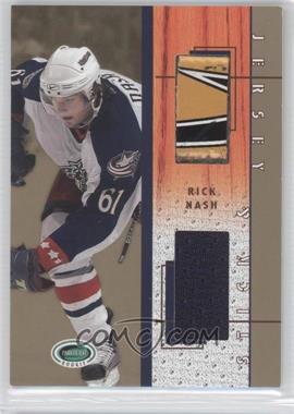 2003-04 In the Game Parkhurst Rookie - Stick & Jersey - Gold #SJ-17 - Rick Nash