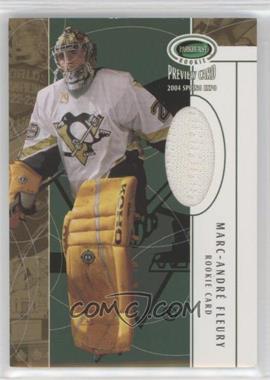 2003-04 In the Game Parkhurst Rookie Spring Expo Previews - [Base] #PRP-1 - Marc-Andre Fleury /50
