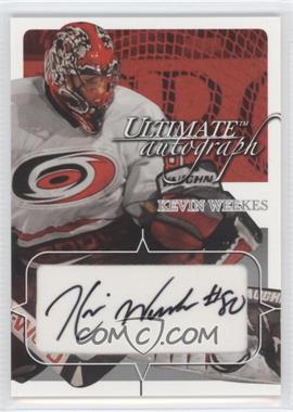 2003-04 In the Game Ultimate Memorabilia 4th Edition - [Base] #43 - Kevin Weekes /135