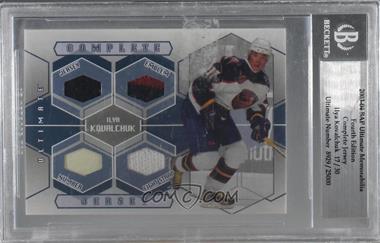 2003-04 In the Game Ultimate Memorabilia 4th Edition - Complete Jersey #_ILKO - Ilya Kovalchuk /30 [BGS Encased]