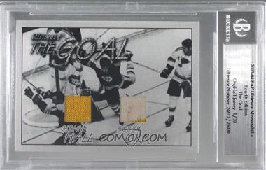 2003-04 In the Game Ultimate Memorabilia 4th Edition - The Goal #_GHBO - Glenn Hall, Bobby Orr /30 [BGS Encased]