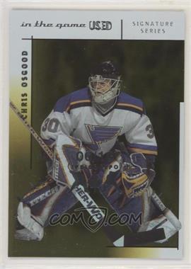 2003-04 In the Game-Used Signature Series - [Base] - Gold Spring Expo #74 - Chris Osgood /10