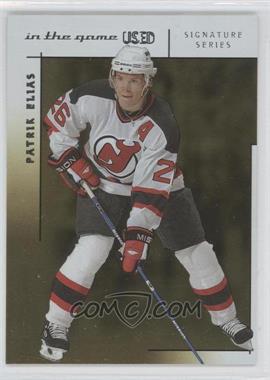 2003-04 In the Game-Used Signature Series - [Base] - Gold #17 - Patrik Elias /50