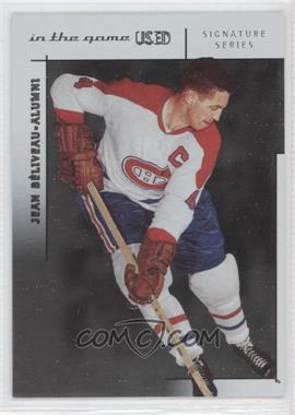 2003-04 In the Game-Used Signature Series - [Base] #111 - Jean Beliveau