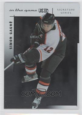 2003-04 In the Game-Used Signature Series - [Base] #19 - Simon Gagne
