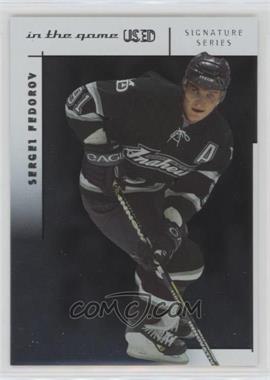 2003-04 In the Game-Used Signature Series - [Base] #51 - Sergei Fedorov