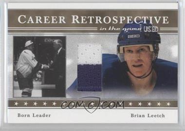 2003-04 In the Game-Used Signature Series - Career Retrospective - Gold #CR-14E - Brian Leetch /10