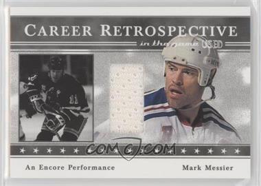 2003-04 In the Game-Used Signature Series - Career Retrospective - Silver #CR-10F - Mark Messier /50