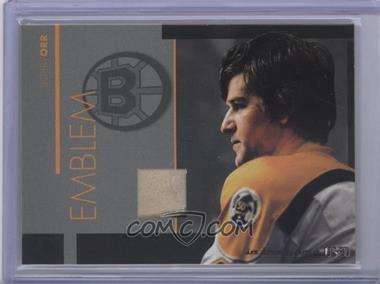 2003-04 In the Game-Used Signature Series - Emblem - Silver #E-11 - Bobby Orr /9