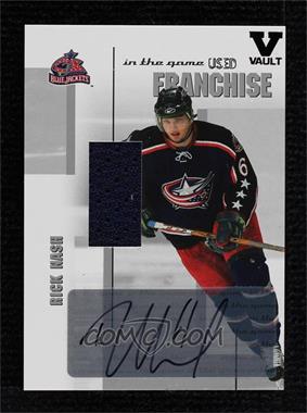 2003-04 In the Game-Used Signature Series - Franchise Signature - Silver 2016 ITG Final Vault Black #F-RN - Rick Nash