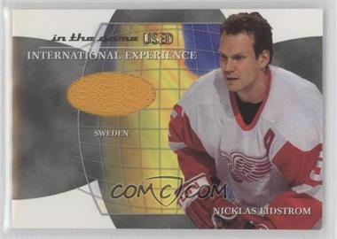 2003-04 In the Game-Used Signature Series - International Experience - Emblem Silver #IE-23 - Nicklas Lidstrom