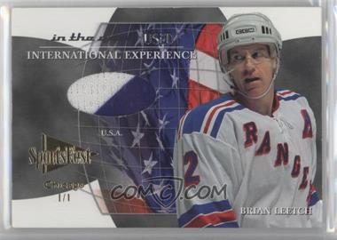 2003-04 In the Game-Used Signature Series - International Experience - Jersey SportsFest Chicago #IE-28 - Brian Leetch /1