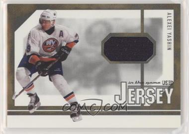 2003-04 In the Game-Used Signature Series - Jersey - Gold #GUJ-2 - Alexei Yashin /10