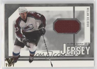 2003-04 In the Game-Used Signature Series - Jersey - Silver ITG Vault Gold #GUJ-29 - Milan Hejduk /1