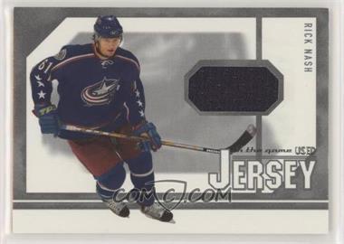 2003-04 In the Game-Used Signature Series - Jersey - Silver #GUJ-38 - Rick Nash /80