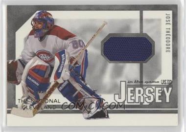 2003-04 In the Game-Used Signature Series - Jersey - The National Cleveland #GUJ-19 - Jose Theodore /1
