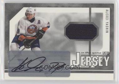 2003-04 In the Game-Used Signature Series - Jersey Signatures #GUJ-AY - Alexei Yashin /10