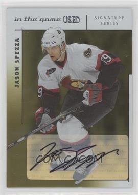 2003-04 In the Game-Used Signature Series - Signatures - Gold #A-JS - Jason Spezza
