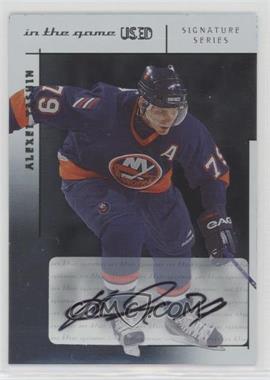2003-04 In the Game-Used Signature Series - Signatures - Silver #A-AY - Alexei Yashin