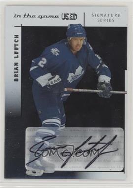 2003-04 In the Game-Used Signature Series - Signatures - Silver #A-BL - Brian Leetch