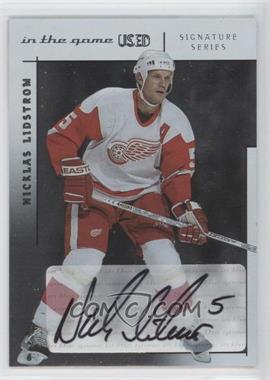 2003-04 In the Game-Used Signature Series - Signatures - Silver #A-NL - Nicklas Lidstrom