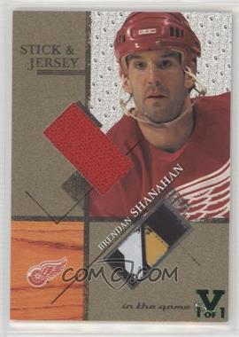 2003-04 In the Game-Used Signature Series - Stick & Jersey - ITG Vault Emerald #SJ-13 - Brendan Shanahan /1