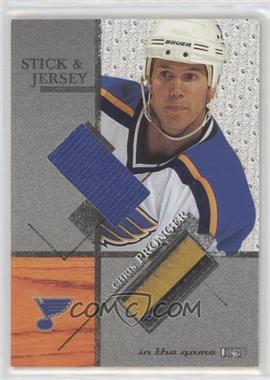 2003-04 In the Game-Used Signature Series - Stick & Jersey #SJ-6 - Chris Pronger /80