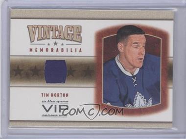 2003-04 In the Game VIP - Vintage Memorabilia #VM-11 - Tim Horton