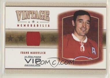 2003-04 In the Game VIP - Vintage Memorabilia #VM-19 - Frank Mahovlich