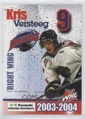 2003-04 Lethbridge Hurricanes WHL - [Base] #_KRVE - Kris Versteeg
